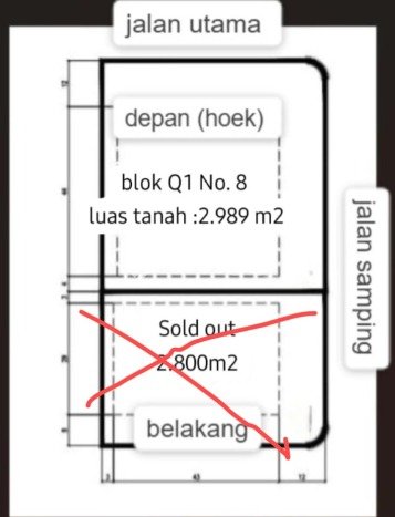 Kavling Tanah untuk Dijual di Marunda, Jakarta Utara, Luas 2989m2 Kavling Tanah untuk Dijual di Marunda, Jakarta Utara, Luas 2989m2