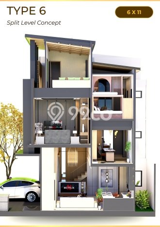 Dijual Rumah Modern 5 KT di Kav DKI, Jakarta Barat Dijual Rumah Modern 5 KT di Kav DKI, Jakarta Barat