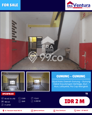 Jual Ruko Kawasan , Luas 180m2m², Kawasan Bisnis, Jalur Mudah Jual Ruko Kawasan , Luas 180m2m², Kawasan Bisnis, Jalur Mudah