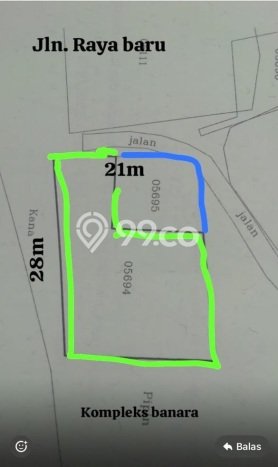 Tanah untuk Dijual di Tangerang Tangerang Luas 588m2 Tanah untuk Dijual di Tangerang Tangerang Luas 588m2