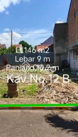 Kavling Tanah untuk Dijual di Gandul, Depok, Luas 146m2 Kavling Tanah untuk Dijual di Gandul, Depok, Luas 146m2