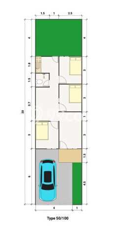 Rumah Modern 3 KT LT 100m2 di Wonorejo Rumah Modern 3 KT LT 100m2 di Wonorejo