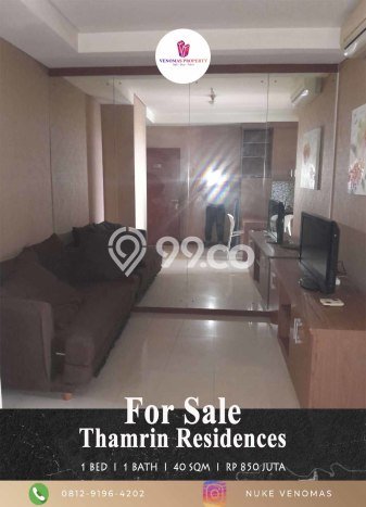 Apartemen Favorit Nyaman Dijual di Jakarta Pusat dengan 1 Kamar Tidur Apartemen Favorit Nyaman Dijual di Jakarta Pusat dengan 1 Kamar Tidur