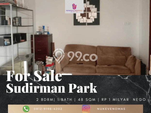Apartemen Nyaman Dijual di Tanah Abang, Jakarta Pusat Dilengkapi 2 KT dan 1 KM Apartemen Nyaman Dijual di Tanah Abang, Jakarta Pusat Dilengkapi 2 KT dan 1 KM