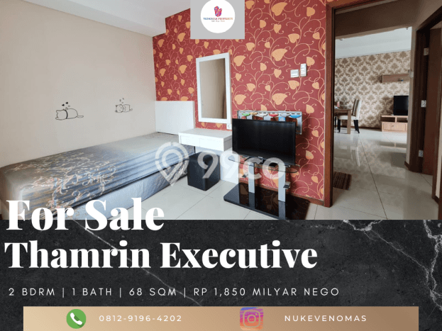Untuk Dijual Apartemen di Tanah Abang, Jakarta Pusat Punya 2 Kamar Tidur Untuk Dijual Apartemen di Tanah Abang, Jakarta Pusat Punya 2 Kamar Tidur