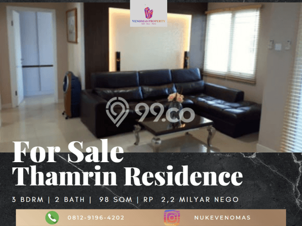 Dijual Apartemen 2 KT 2 KM di Tanah Abang Dijual Apartemen 2 KT 2 KM di Tanah Abang