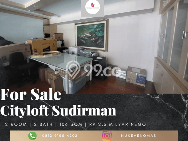 Apartemen Premium Dijual di Tanah Abang, Jakarta Pusat Punya 2 Kamar & 2 Kamar Mandi Apartemen Premium Dijual di Tanah Abang, Jakarta Pusat Punya 2 Kamar & 2 Kamar Mandi
