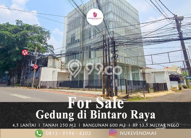 Kantor Dijual di Jakarta Selatan LT 250m2 & LB 600m2 Lokasi Terbaik! Kantor Dijual di Jakarta Selatan LT 250m2 & LB 600m2 Lokasi Terbaik!