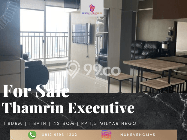 Untuk Dijual Apartemen Strategis di Tanah Abang Jakarta Pusat 1 Kamar Tidur Untuk Dijual Apartemen Strategis di Tanah Abang Jakarta Pusat 1 Kamar Tidur