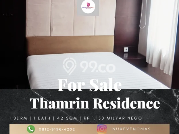 Untuk Dijual Apartemen Nyaman di Tanah Abang Jakarta Pusat 1 Kamar Tidur Untuk Dijual Apartemen Nyaman di Tanah Abang Jakarta Pusat 1 Kamar Tidur