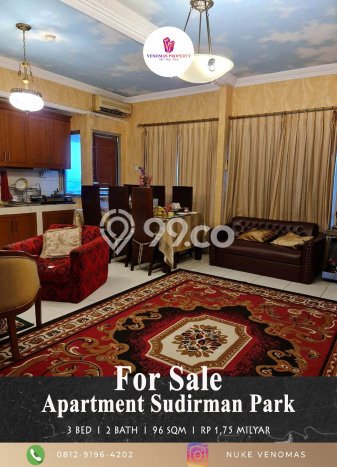 Dijual Segera Apartemen 3 KT & 2 KM di Tanah Abang, Jakarta Pusat Dijual Segera Apartemen 3 KT & 2 KM di Tanah Abang, Jakarta Pusat