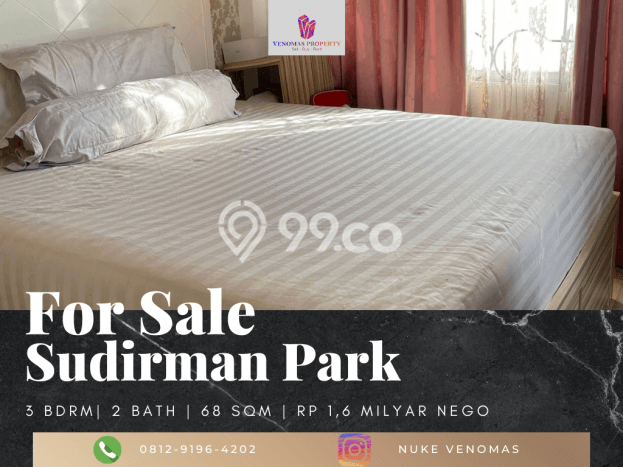Unit Apartemen Dijual di Tanah Abang, Jakarta Pusat, dengan 3 Bedroom, 2 Bathroom Unit Apartemen Dijual di Tanah Abang, Jakarta Pusat, dengan 3 Bedroom, 2 Bathroom