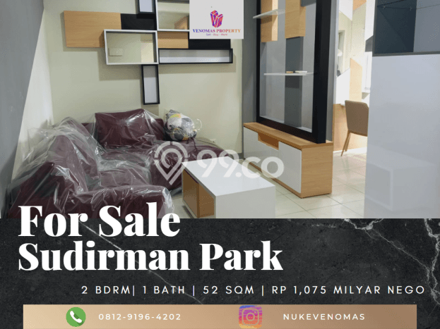 Unit Apartemen Dijual di Tanah Abang, Jakarta Pusat, dengan 2 Bedroom, 1 Bathroom Unit Apartemen Dijual di Tanah Abang, Jakarta Pusat, dengan 2 Bedroom, 1 Bathroom