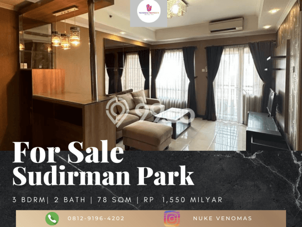 Apartemen Nyaman Dijual di Tanah Abang, Jakarta Pusat Dilengkapi 3 KT dan 2 KM Apartemen Nyaman Dijual di Tanah Abang, Jakarta Pusat Dilengkapi 3 KT dan 2 KM