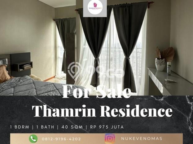 Apartemen Favorit Nyaman Dijual di Jakarta Pusat dengan 1 Kamar Tidur Apartemen Favorit Nyaman Dijual di Jakarta Pusat dengan 1 Kamar Tidur