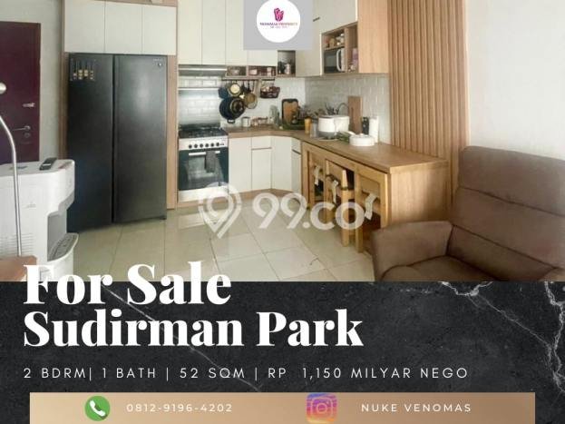 Apartemen Modern Dijual di Tanah Abang, Jakarta Pusat Dilengkapi 2 KT dan 1 KM Apartemen Modern Dijual di Tanah Abang, Jakarta Pusat Dilengkapi 2 KT dan 1 KM