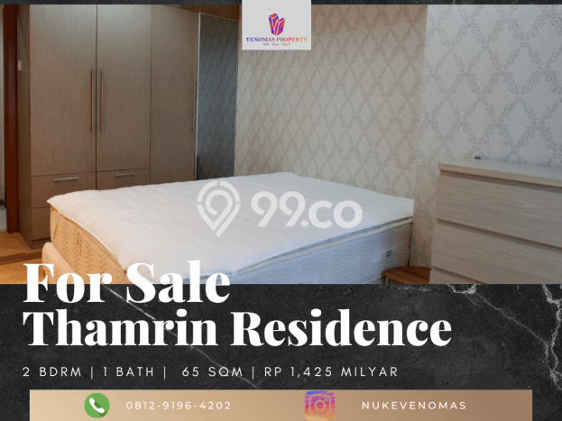 Tersedia Apartemen 2 KT & 1 KM di Tanah Abang, Jakarta Pusat Tersedia Apartemen 2 KT & 1 KM di Tanah Abang, Jakarta Pusat