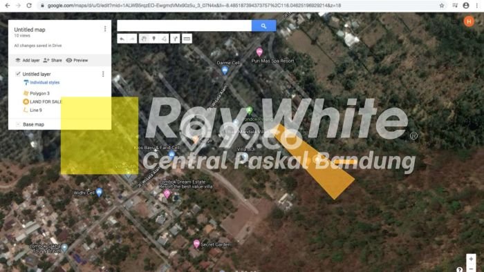 Tanah Dijual Area Strategis di Lombok Badung 5200m2 Tanah Dijual Area Strategis di Lombok Badung 5200m2