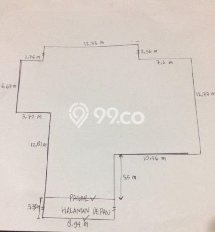 Tanah Dijual Lokasi Strategis di Bekasi dengan Luas 412m2 Tanah Dijual Lokasi Strategis di Bekasi dengan Luas 412m2