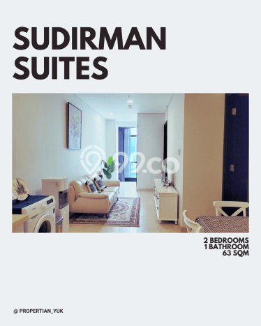 Disewakan Apartemen Terjangkau 2 BR di Sudirman Jakarta Selatan Disewakan Apartemen Terjangkau 2 BR di Sudirman Jakarta Selatan