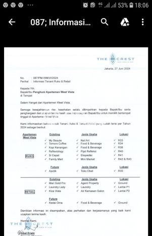 Disewakan Apartemen Murah di Duri Kosambi 1 Bedroom Disewakan Apartemen Murah di Duri Kosambi 1 Bedroom