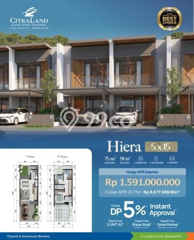 Rumah Modern Minimalis 4 KT Siap Huni di Tamalanrea Rumah Modern Minimalis 4 KT Siap Huni di Tamalanrea