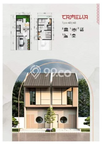 Rumah Minimalis LB/LT 40m2/36m2 Dijual di Hertasning, Makassar Rumah Minimalis LB/LT 40m2/36m2 Dijual di Hertasning, Makassar