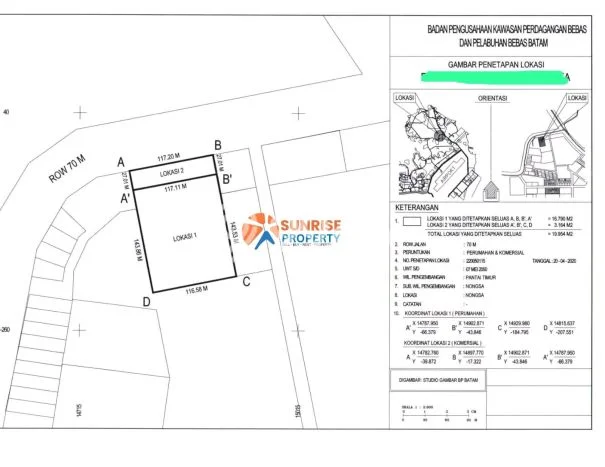 Tanah di Nongsa, Batam Luas 19954m2 Dijual Segera Tanah di Nongsa, Batam Luas 19954m2 Dijual Segera