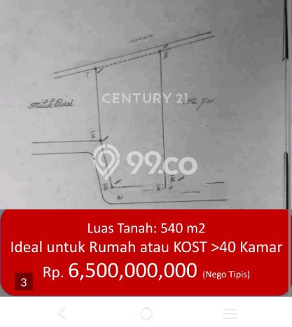 Tanah Dijual Area Strategis di Bintaro Jakarta Selatan 540m2 Tanah Dijual Area Strategis di Bintaro Jakarta Selatan 540m2