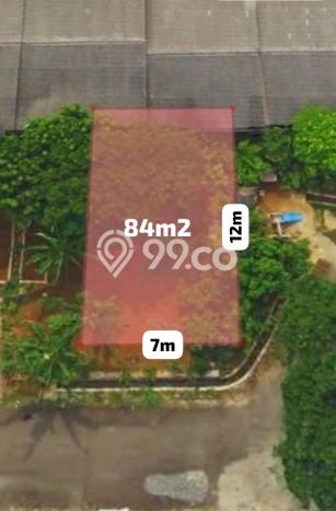 Tanah Komersial Dijual di Ciputat Tangerang Selatan 84m2 Tanah Komersial Dijual di Ciputat Tangerang Selatan 84m2