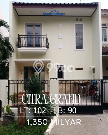 For Sale Hunian Rumah Terawat 2 KT di Citra Grand, Jakarta Timur For Sale Hunian Rumah Terawat 2 KT di Citra Grand, Jakarta Timur