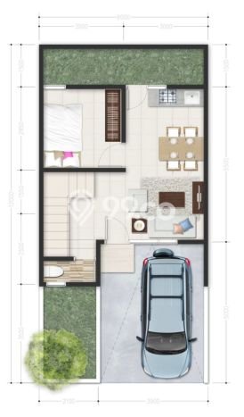 Rumah Modern 3 KT LT 60m2 di Bekasi Kota Rumah Modern 3 KT LT 60m2 di Bekasi Kota