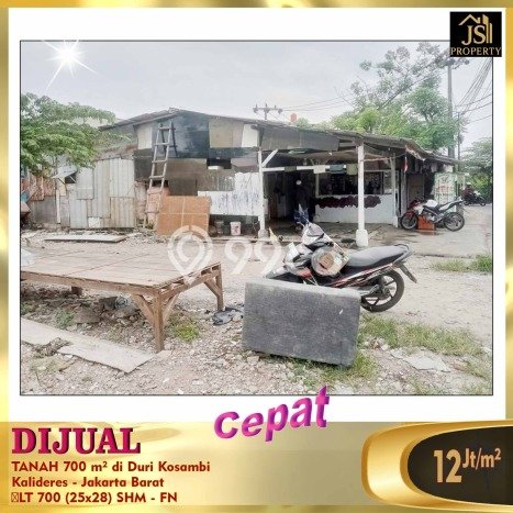 Tanah Dijual di Jakarta Barat Seluas 700m2 Strategis Tanah Dijual di Jakarta Barat Seluas 700m2 Strategis