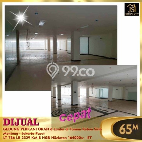 Area Ramai! Kantor Dijual di Menteng untuk Bisnis Luas Bangunan 2329m2 Area Ramai! Kantor Dijual di Menteng untuk Bisnis Luas Bangunan 2329m2