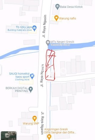 Tanah Dijual Lokasi Balongpanggang, Gresik Luas 336m2 Legalitas Aman Tanah Dijual Lokasi Balongpanggang, Gresik Luas 336m2 Legalitas Aman