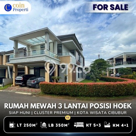 Dijual Rumah Mewah Elegan Dengan View Cantik di Kota Wisata, Bogor Dijual Rumah Mewah Elegan Dengan View Cantik di Kota Wisata, Bogor