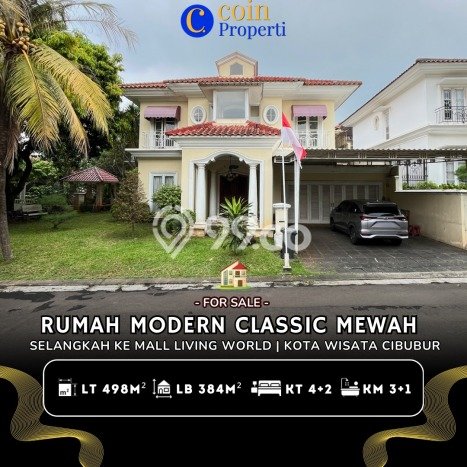 Hunian Elit LB 384m2 Siap Pakai Desain Elegan di Kota Wisata, Bogor Hunian Elit LB 384m2 Siap Pakai Desain Elegan di Kota Wisata, Bogor