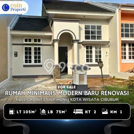 For Sale Hunian Rumah Terawat 2 KT di Kota Wisata, Bogor For Sale Hunian Rumah Terawat 2 KT di Kota Wisata, Bogor