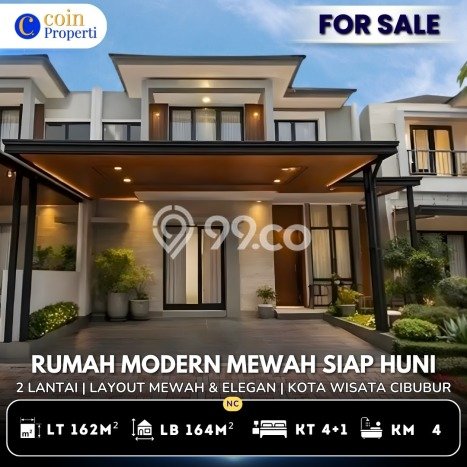 Rumah Elit Modern Tanpa Renovasi di Kota Wisata Bogor Rumah Elit Modern Tanpa Renovasi di Kota Wisata Bogor