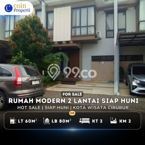 Rumah Minimalis 2 KT LT 60m2 di Kota Wisata Rumah Minimalis 2 KT LT 60m2 di Kota Wisata