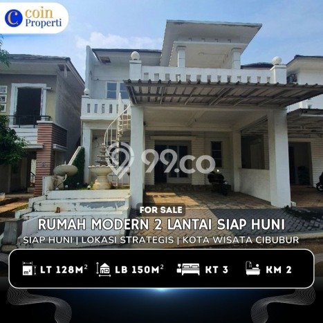 Jual Rumah Modern 3 KT di Kota Wisata, Bogor Jual Rumah Modern 3 KT di Kota Wisata, Bogor