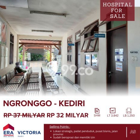 Komersial Dijual di Prime Area Kediri Luas 1250m2 Komersial Dijual di Prime Area Kediri Luas 1250m2