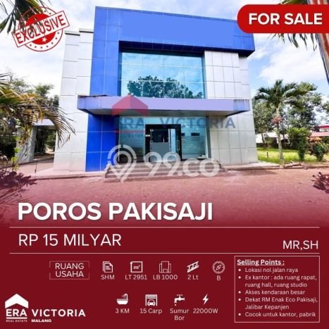 Komersial Dijual Lokasi Emas di Pakisaji Luas 1730m2 Komersial Dijual Lokasi Emas di Pakisaji Luas 1730m2