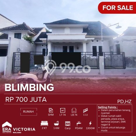 Hunian Cantik Modern Lb 74m2 di Blimbing, Malang Hunian Cantik Modern Lb 74m2 di Blimbing, Malang