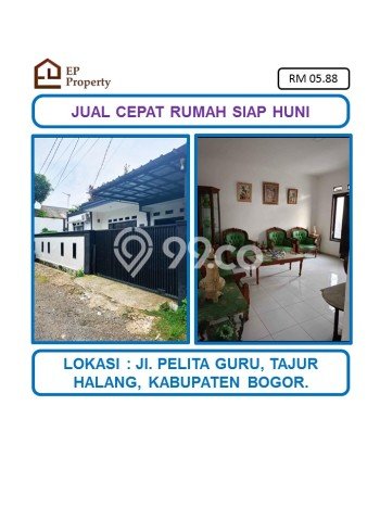 Rumah Modern Minimalis 3 Kamar Bisa Langsung Pindah di Tajur Halang Rumah Modern Minimalis 3 Kamar Bisa Langsung Pindah di Tajur Halang