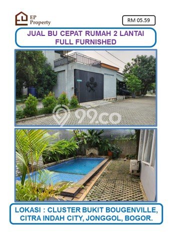 Jual Rumah Bagus Siap Huni LB 342m2 di Jonggol, Bogor Jual Rumah Bagus Siap Huni LB 342m2 di Jonggol, Bogor