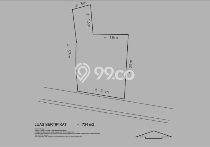 LOKASI STRATEGIS! Tanah Kawasan , Luas 734m2m², Kawasan Potensial, Cocok untuk Hunian LOKASI STRATEGIS! Tanah Kawasan , Luas 734m2m², Kawasan Potensial, Cocok untuk Hunian
