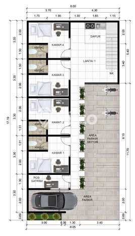 Kost Dijual Lokasi Ngaglik, Sleman, Spesifikasi 9 Kamar Tidur dan Luas 200m2 Kost Dijual Lokasi Ngaglik, Sleman, Spesifikasi 9 Kamar Tidur dan Luas 200m2