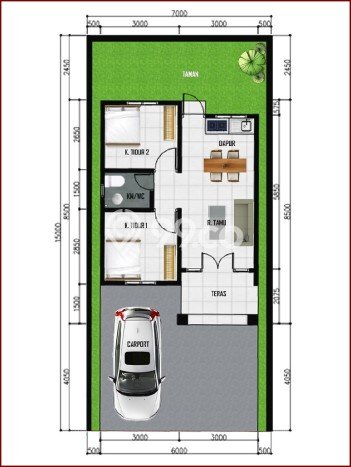 Jual Rumah 2 KT di Berbah, Sleman - LT 120m² Jual Rumah 2 KT di Berbah, Sleman - LT 120m²