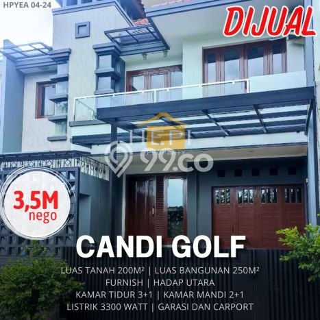 Hot Offer Hunian Mewah Ideal dan Luas di Candi Golf, Semarang Hot Offer Hunian Mewah Ideal dan Luas di Candi Golf, Semarang